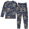 thumbnail image 3 of Pajamama Chinese Dragon Cute Comfortable Cotton Two-piece Pajama Set, 3 of 7