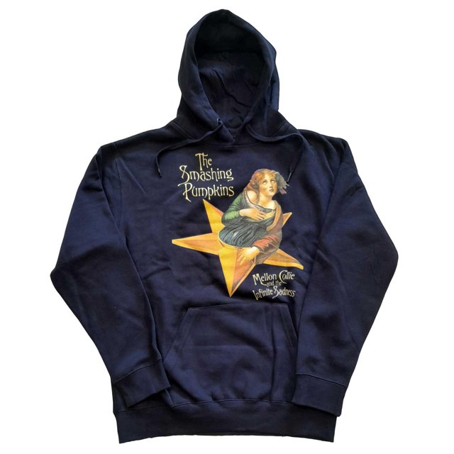 The Smashing Pumpkins - Sudadera Mellon Collie And The Infinite Sadness para Adultos Unisex (Azul Marino)
