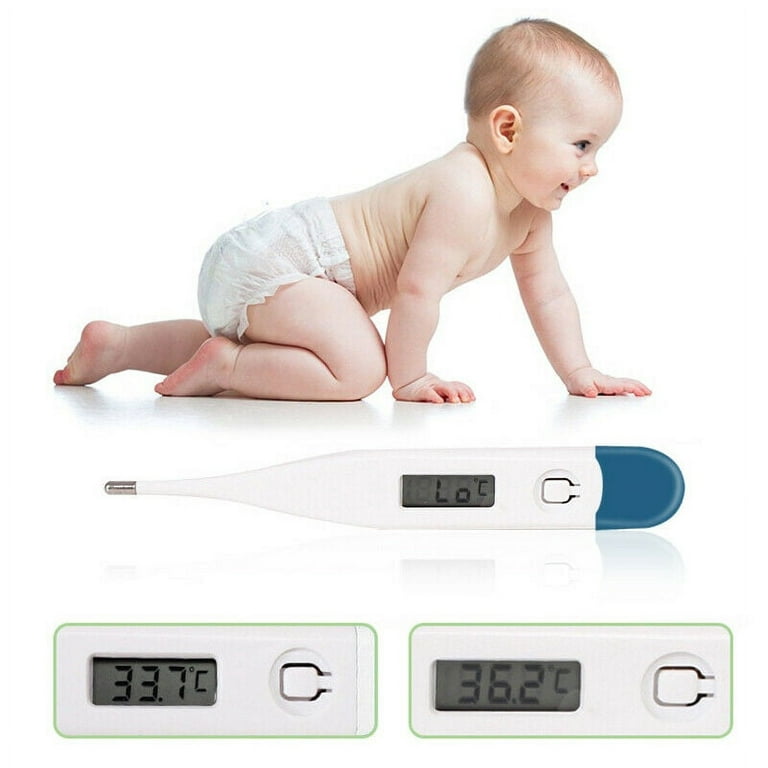 Mommed Baby Thermometer with 3 Measurement Modes(Rectal Oral Armpit),9s  Fast Accurate Reading Digital Thermometer with 3 Colors LCD Display, Baby  Thermometer for Infants Newborn Toddler Kids(White)