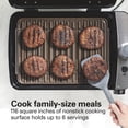 thumbnail image 4 of Hamilton Beach Electric Indoor Grill with Hot and Cold Smoke Infuser and Smoking Rack, Black, 4 of 12