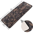 thumbnail image 2 of Coolnut Flowers Gold Black Runner Rug - 24"x72" Ultra Soft Non-Slip Floor Mat Washable Area Rugs for Kitchen Bathroom Entry Home Decor Gifts, 2 of 7