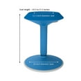 thumbnail image 3 of Learniture Adjustable-Height Active Motion Stool with Circular Seat - Flexible Seating for Classroom, Office or Home Brilliant Blue, 3 of 7