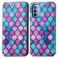 thumbnail image 2 of Compatible With Motorola Moto G41/ G31 Case Colorful Wallet Card Slot Pu Leather Kickstand Magnetic Rfid Blocking Cover, 2 of 3