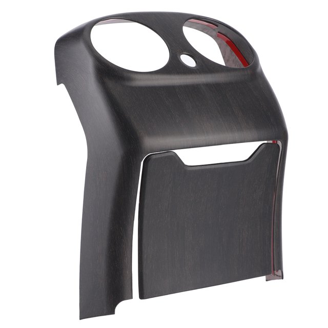 Embellecedor de ventilación de aire, 2 piezas, grano de roble, interior del automóvil, accesorio de ventilación trasera del automóvil, funcionalidad inteligente
