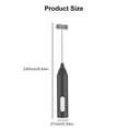 thumbnail image 5 of YIGSECU Portable Electric Whisk Foam Maker Frother for Lattes Cappuccinos and Frappes, 5 of 8