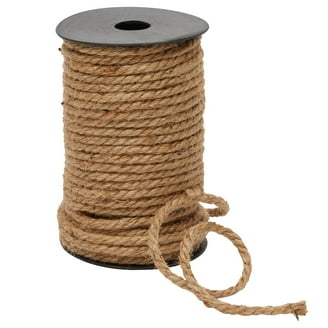 West Coast Paracord - Corda in cotone naturale intrecciata a 3 fili, diametro 3,17 mm, 1,27 cm, 1,27 cm, 1,22 cm e 2,54 cm, super morbida, bianca e colori assortiti a piedi