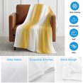 Cooling Blanket Ombre White Yellow Cooling Blankets for Hot Sleepers ...