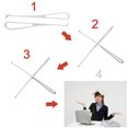 thumbnail image 2 of Vonky 1 Paire Support Portable pour Ordinateur Portable Pliable Ergonomique Support pour Ordinateur Portable Support de Bureau Réglable Support Ergonomique pour Ordinateur Portable, 2 of 9
