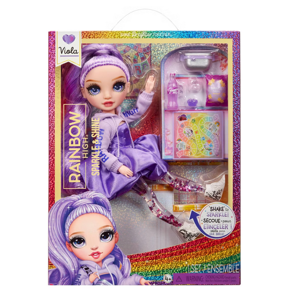 Rainbow High Sparkle & Shine Viola Doll