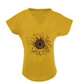 thumbnail image 3 of Pompotops Mode T-shirt Blouse à Manches Courtes Ample à Col Rond Imprimé pour Femme, 3 of 6