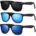thumbnail image 1 of GHSDFBB Lunettes de Soleil pour Hommes et Femmes Verres Polarisés Rétro Miroir pour Conduite Pêche Protection UV400, 1 of 6
