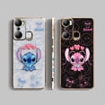 thumbnail image 2 of Smooth E-TPU Phone Case Infinix TECNO POP SPARK 6 7 8 10 20 GO 20C CAMON 17 18 19 POVA 2 3 5 Case Anime Lilo Stitch Angel Couple, 2 of 5