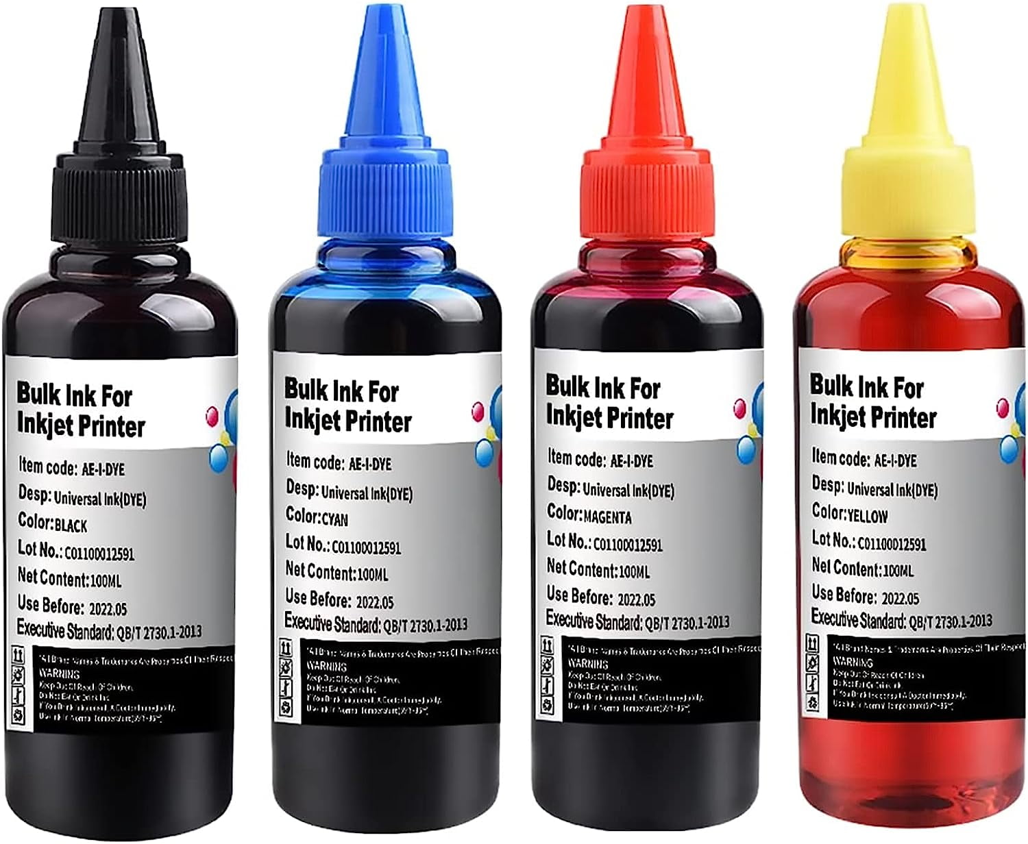 250ml Refill Bulk Black Ink for All HP Canon Dell Brother Printers 10oz  Syringe