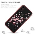 thumbnail image 2 of Kingxbar for iPhone X Case,Fashion Clear SWAROVSKI Crystal 1mm Slim Hard Cover, 2 of 8