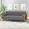 thumbnail image 3 of GDF Studio Sofa, Gray Fabric, 3 of 7