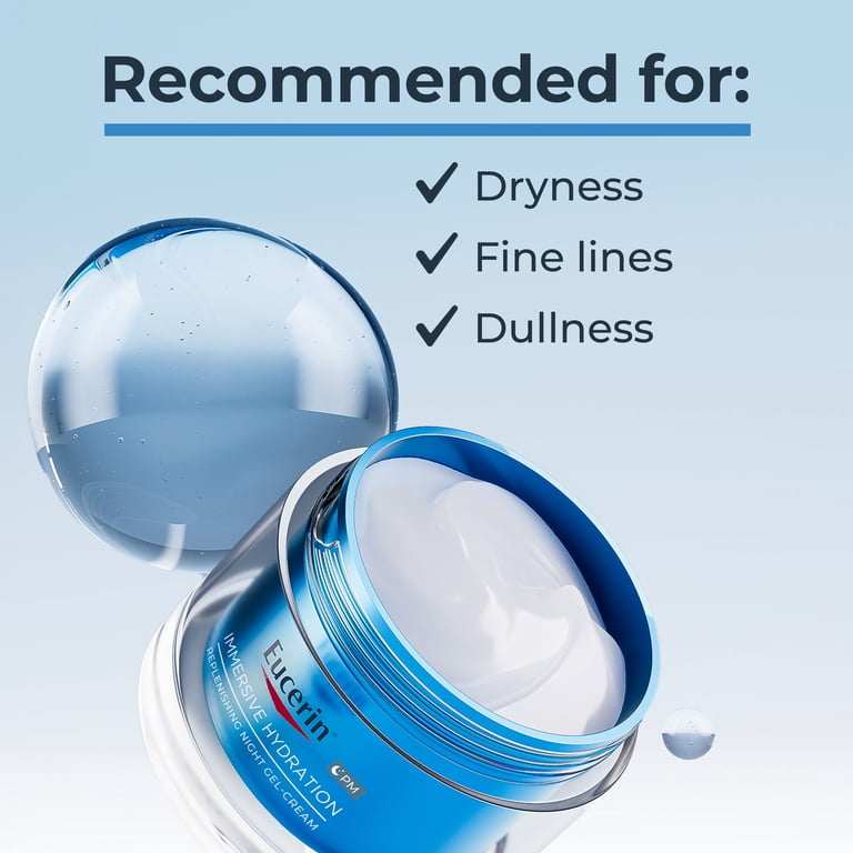 Eucerin Immersive Hydration Replenishing Night Gel Face Cream with