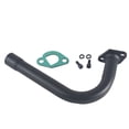 thumbnail image 5 of JRL Upgrade Exhaust with Muffler For Coleman Powersports CT200U BT200X,For Predator 212cc 196cc/6.5HP Go Kart and Gas Mini Bike Black, 5 of 9