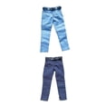 thumbnail image 1 of 2 1/6, Pantalones de , Pantalones , Pantalones Clásicos, Cinturón Vaquero, Modelo para Miniatura Hugo pantalones de muñeca, 1 of 6