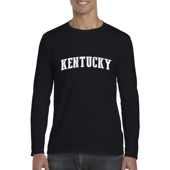 Artix - Mens Long Sleeve T-Shirts, up to Size 5XL - Kentucky