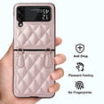 thumbnail image 6 of Dteck Slim Case for Samsung Galaxy Z Flip 3 with Wrist Strap Bracelet Silk Scarf for Women Girls, Anti-Fall Shockproof Protective Cover for Galaxy Z Flip3 5G,Rosegold, 6 of 6