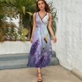 thumbnail image 5 of Lavender Vestido Sin Mangas Vestidos Para Mujer, Vestido Suelto De Verano 2025, 5 of 5