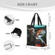 thumbnail image 3 of Balery Futuristic Robot Hummingbird Bolsa de Mano para Mujeres con Cremallera, Bolsa de Gimnasio con Compartimentos, Bolsa para Laptop, Bolsa para Trabajo, 3 of 7