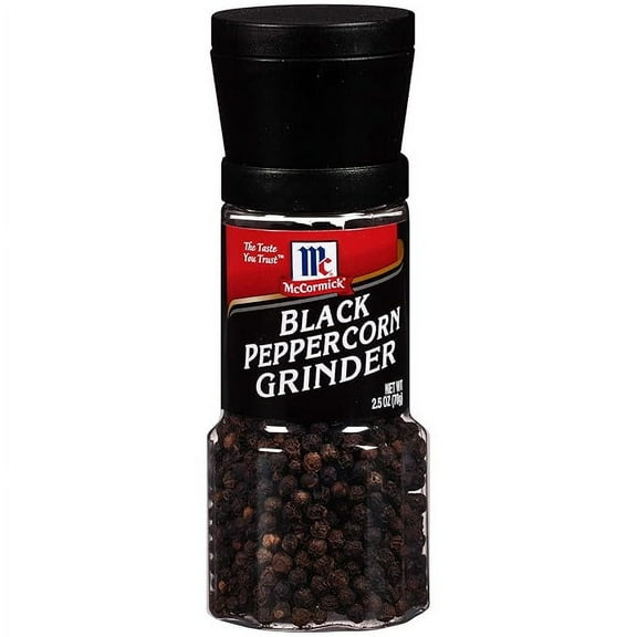 McCormick Black Peppercorn Grinder, 2.5 oz