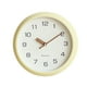 thumbnail image 3 of Reloj decorativo de pared, reloj, sencillo, único, silencioso, creativo y moderno para dormitorio. Amarillo, 3 of 9