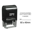 thumbnail image 1 of Printtoo Dater Stamp Self Inking With Approved By Text Office Stationery Date Rubber Stamp-Black, 1 of 1