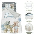 thumbnail image 3 of KAINSY Personalized Toddler Nap Mat for Girls–Custom Name Sleeping Mat with Cute Baby Stroller Pattern, Tot Cot Kids Nap Mat with Pillow and Blanket, Roll-Up Preschool Daycare Slumber Bag, 3 of 4