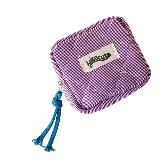 Cosmetic Bag,Lipstick Bag,Small Makeup Bag for Purse Coin Purse with Zipper Makeup Organizers Sanitary Pad Pouches