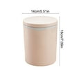 thumbnail image 3 of kkbbma under $5 Mini Trash Can with Lid Small Garbage Can, Tiny Plastic Trash Bin, Countertop Wastebasket, Counter Garbage Lint Bin for Bathroom,Office,Kitchen,Desk, 3 of 6