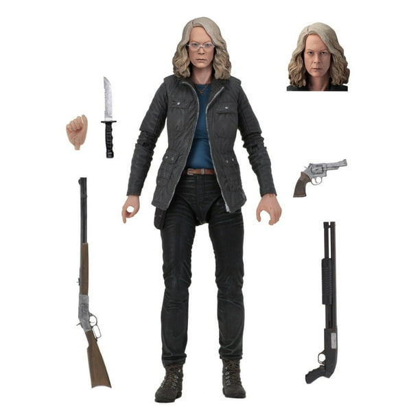 Michael Myers NECA figura de acción, Ultimate Laurie Strode, calabaza, juguete de terror para regalo de Halloween zhangmengya LED