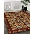 thumbnail image 2 of Ahgly Company Indoor Square Abstract Bronze Brown Area Rugs, 5' Square, 2 of 2