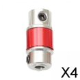 thumbnail image 1 of Accesorios de Montaje Baoblaze 4x Acoplamiento Universal Flexible Sin Escobillas RC metal, 1 of 7