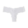 thumbnail image 2 of Aloohaidyvio Underwear for Women,Womens Underwear Lace Bikini Underwear Wasit Hipster Panties Soft Breathable Briefs, 2 of 3