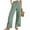 Mint Green plus size wide leg pants a1, variant on Cagogo Women Plus Size Wide Leg Pants Elastic Waist Casual Lounge Pockets Solid Vacation Palazzo Trousers Summer Beach Work Clothing, Black M