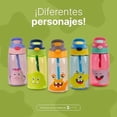 thumbnail image 2 of Botella de Agua para Niños 473ml Cebollín | Con Funda, 2 Tapas, 2 Popotes y Cepillo | Libre de BPA | B Life, 2 of 6