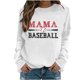 thumbnail image 1 of Camiseta con Capucha Suelta de Moda Impresa de Manga Larga para las Mujeres, Camisetas de Manga Larga para las Mujeres Túnica de Cuello Redondo Casual para Leggings, 1 of 5
