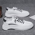 thumbnail image 4 of Zapatos casuales para hombre Zapatillas planas de cuero PU antideslizantes Transpirables para primavera y otoño Wdftyju Tenis De Mujer Tenis De Hombre, 4 of 8