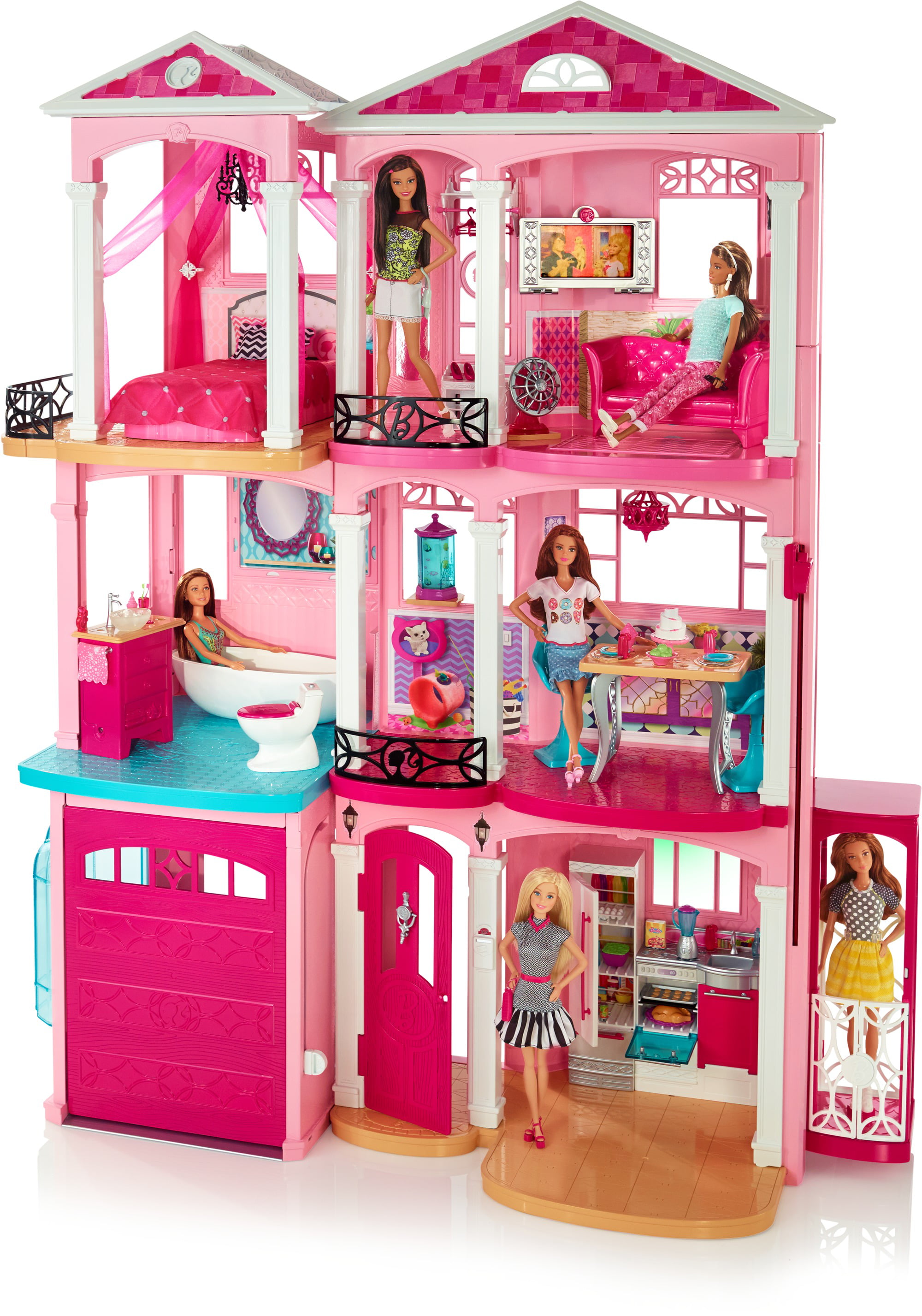 Año nuevo Interior Correo Barbie Estate DreamHouse Playset with 70+ Accessory Pieces - Walmart.com