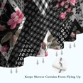 thumbnail image 6 of Pioneer Flower Floral Print Pattern Shower Curtain 72"x72" ,Bathroom Decorative Shower Curtains Set with 12 Hooks,Modern Waterproof Washable Shower Curtain, 6 of 6