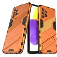 thumbnail image 3 of Case for Galaxy S23 FE,Military Protection [Built-in Kickstand] Dual-Layer Heavy Duty TPU+PC Shockproof Antiskid Thermolysis Phone Case for Samsung Galaxy S23 FE 5G,6.4 inch 2023 (Orange), 3 of 11