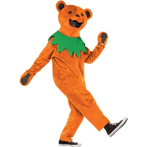 Grateful Dead Dancing Bear Costume Adult Orange