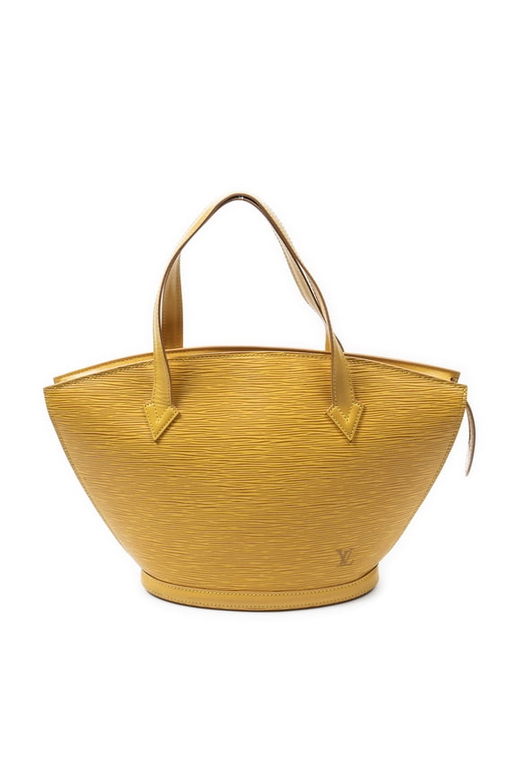 Pre-Owned Louis Vuitton Yellow St-Jacques PM Handbag Epi