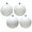White, variant on Vickerman 3" White Matte Ball Ornament, 32 per Box
