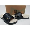 Spenco Charlotte Sz US 7 D WIDE EU 37.5 Women's Leather Adjustable Slide Sandals