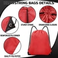 thumbnail image 2 of Miaocao 6pic Drawstring Backpack Bulk, Drawstring Bags String Backpack Cinch Sack Gym Bags for Sport Trip Beach Swimming, 6 Color, 2 of 6