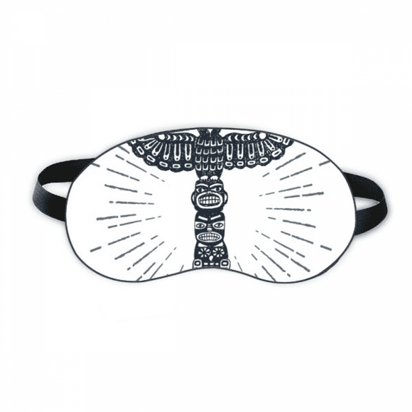 Ancient Egypt Owl Decorative Pattern Sleep Eye Shield Soft Night Blindfold Shade Cover