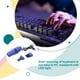 thumbnail image 4 of Moyic Mini juego de herramientas de limpieza USB para teclado con luz eléctrica, eliminador de polvo al vacío ajustable de bajo ruido, Suministros de limpieza para el hogar Azul, 4 of 6